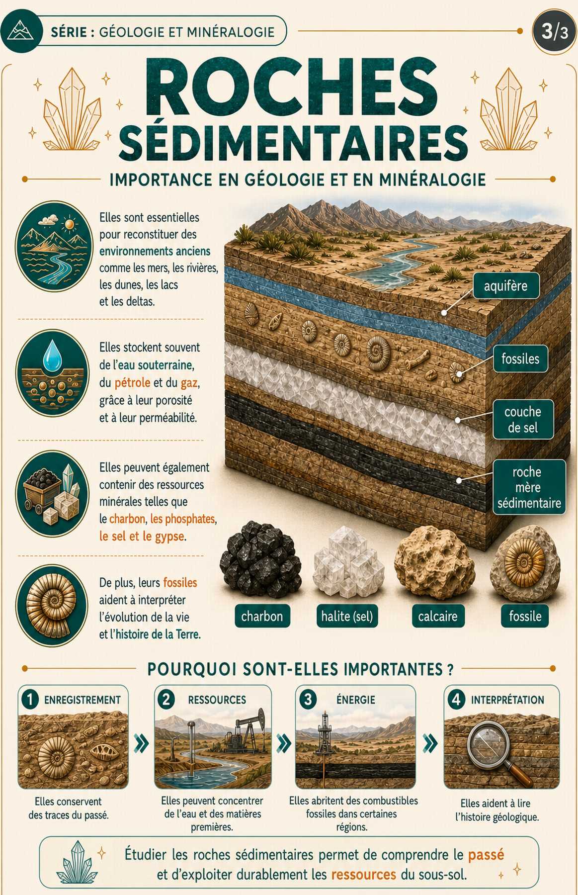 Formations d'évaporites et sédimentation chimique dans la Puna